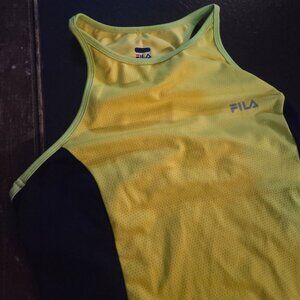 Fila athletic tank with built in bra size Large